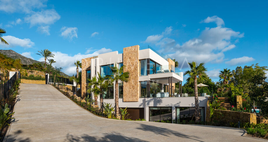 Villa de luxe avec vue mer à Marbella Hill Club