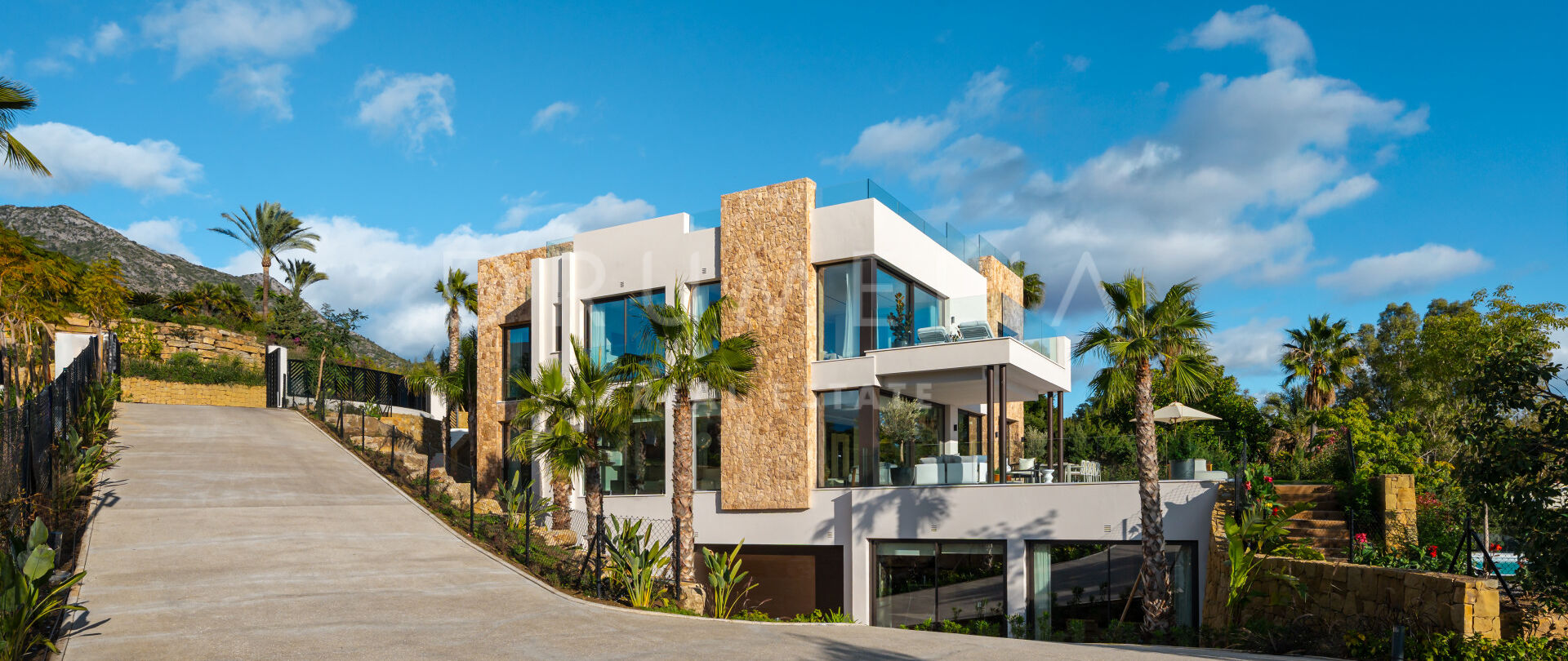 Villa de luxe avec vue mer à Marbella Hill Club