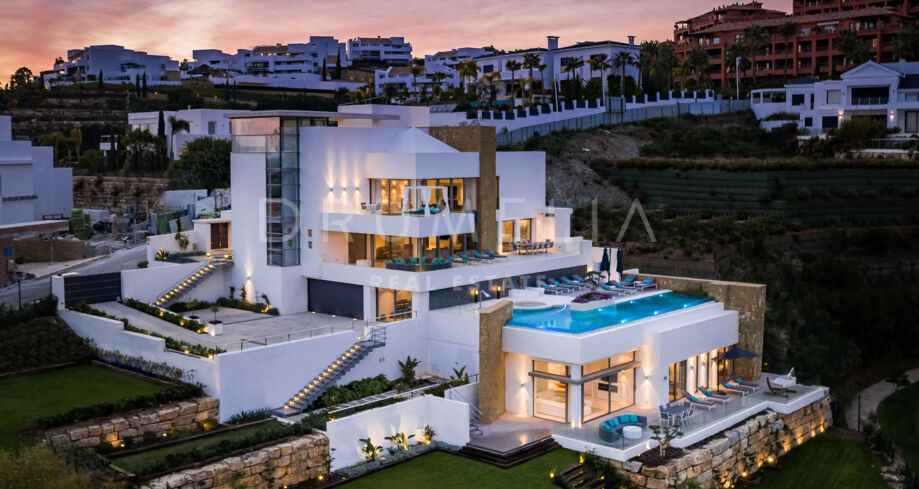 Nowoczesna luksusowa willa przy polu golfowym z widokiem, Los Flamingos, Benahavís