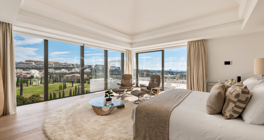 Nowoczesna luksusowa willa przy polu golfowym z widokiem, Los Flamingos, Benahavís