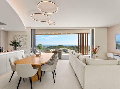 Duplex-Penthouse in Real de La Quinta mit Panoramablick auf das Meer