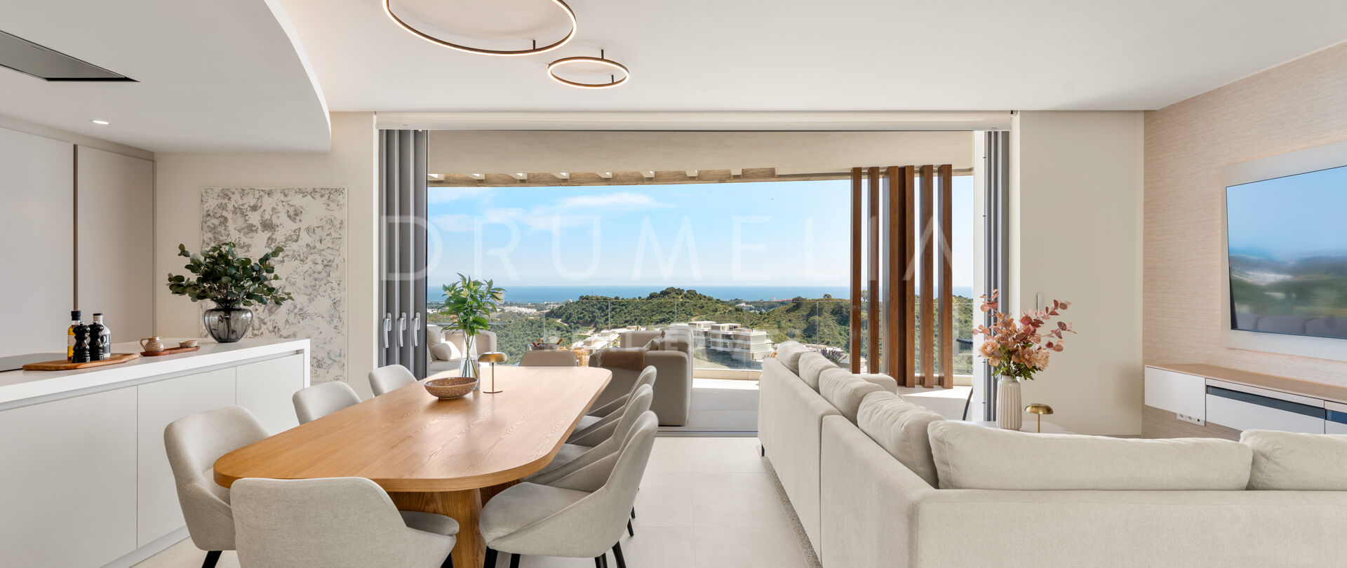 Duplex-Penthouse in Real de La Quinta mit Panoramablick auf das Meer