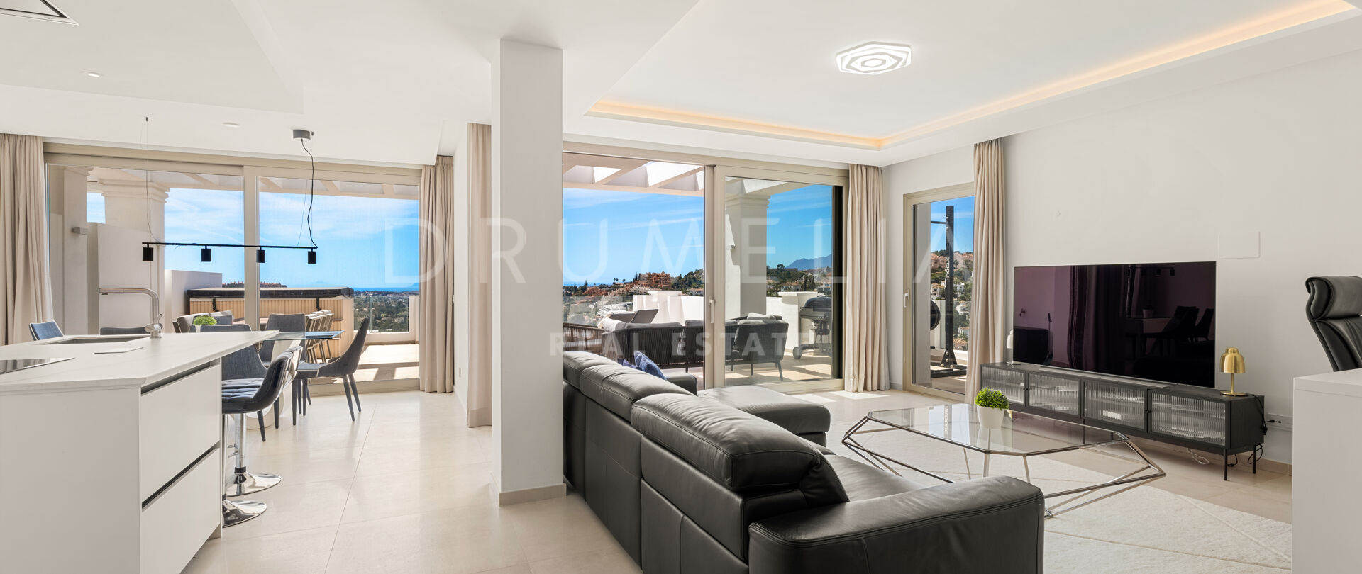 3-slaapkamer appartement met panoramisch uitzicht op zee en de bergen in 9 Lions Residences, Nueva Andalucía