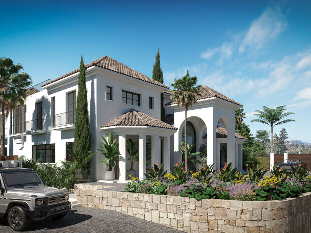 Villenprojekt zum Verkauf neben dem Los Naranjos Golf Club