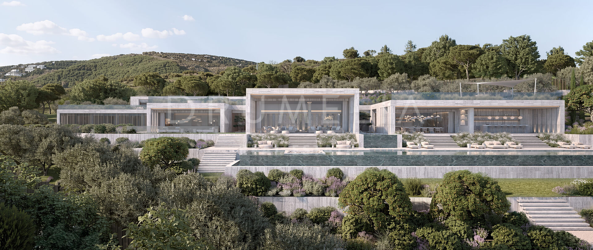 New Build Villa with Panoramic Sea and Gibraltar Views in La Reserva, Sotogrande
