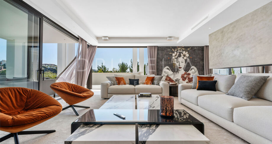 Villa met zeezicht en privézwembad in Los Flamingos