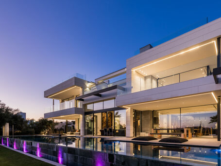 Outstanding New Contemporary Style Luxury House, Golden Mile, Marbella