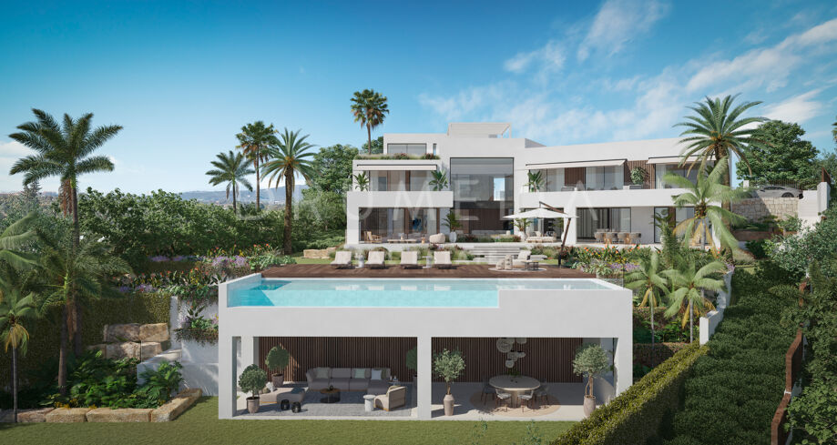 The Oasys -Eksklusiv moderne villa i Cascada de Camoján som tilbyr privatliv og åpen havutsikt