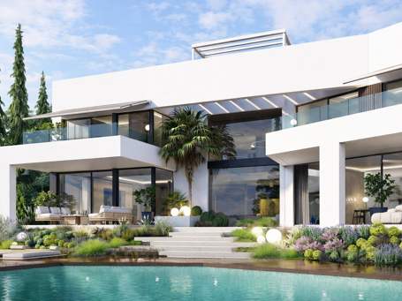 The Oasys - Luxury Contemporary Villa in Cascada de Camoján Offering Privacy and Open Sea Views