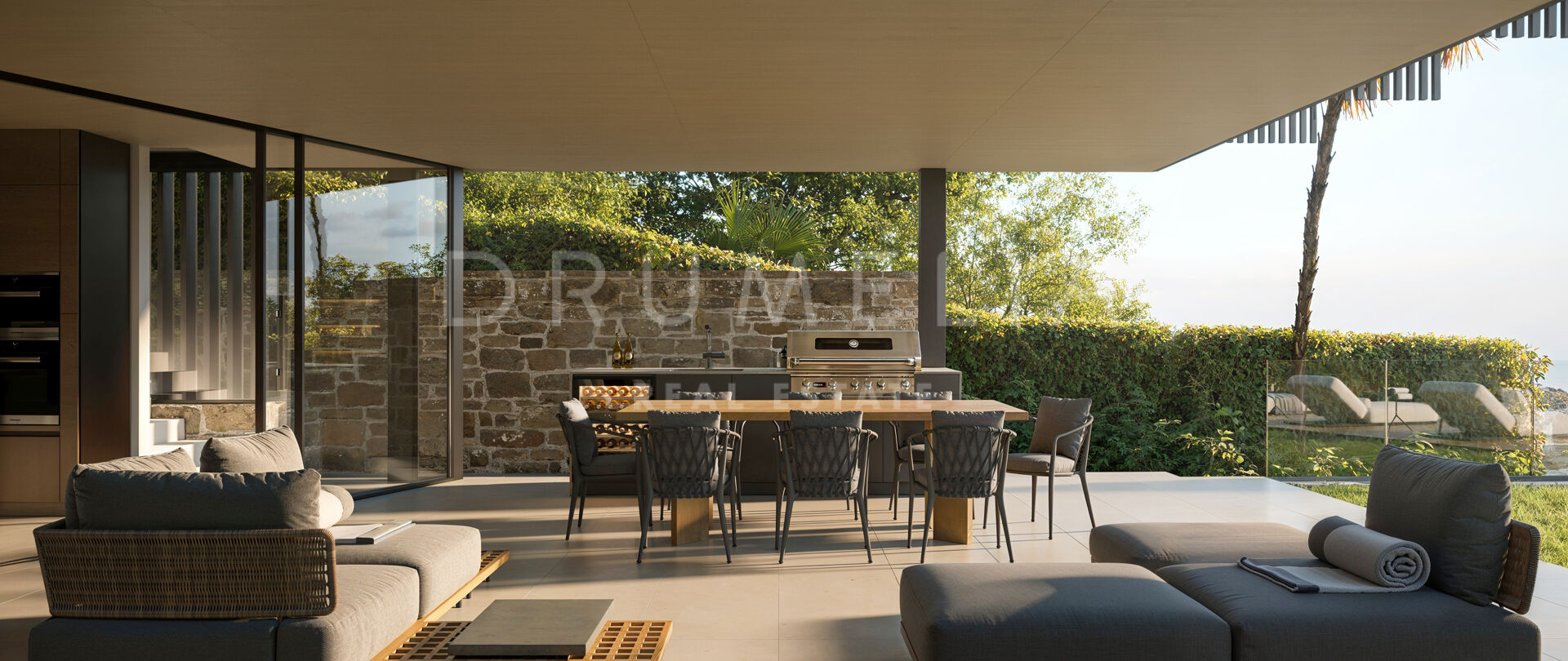 Współczesna luksusowa willa z widokiem na morze w La Cerquilla, Nueva Andalucía