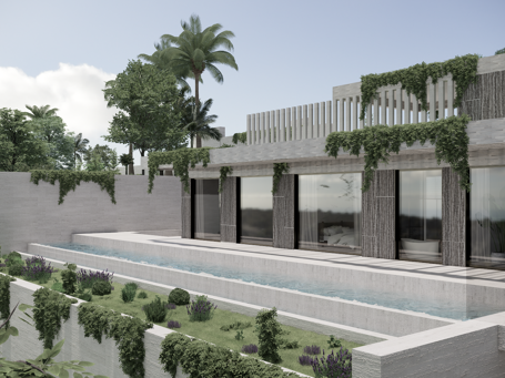 Modern Luxury Villa Project in Monte Mayor, Benahavís with Sea and Mountain Views