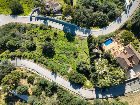 Elevated Plot in Monte Mayor, Benahavís with Panoramic Sea Views and Approved Villa Project