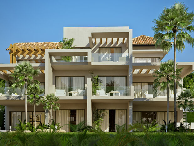 Appartement exclusif de 2 chambres avec vues spectaculaires entre le Marbella Club Golf Resort et l'Anantara Villa Padierna Palace