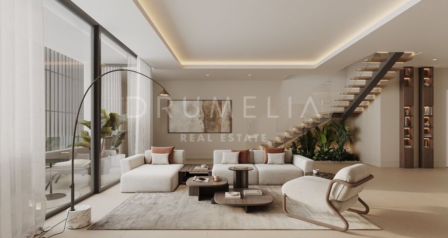 Exceptionnel townhouse de 3 chambres à deux pas de la plage et du Paseo del Boulevard à San Pedro de Alcántara, Marbella