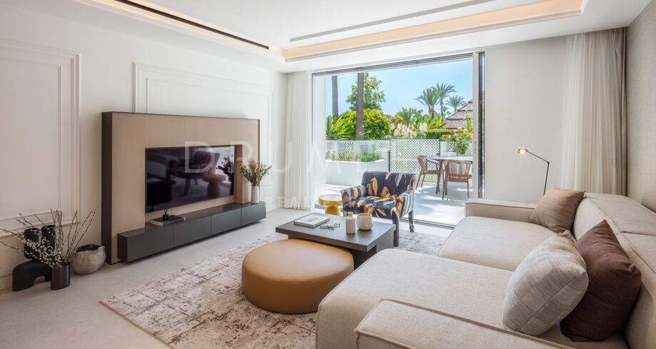 Komplett renovierte Wohnung im Erdgeschoss in Puente Romano
