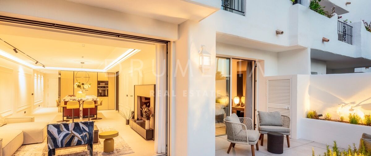Appartement entièrement rénové au rez-de-chaussée à Puente Romano