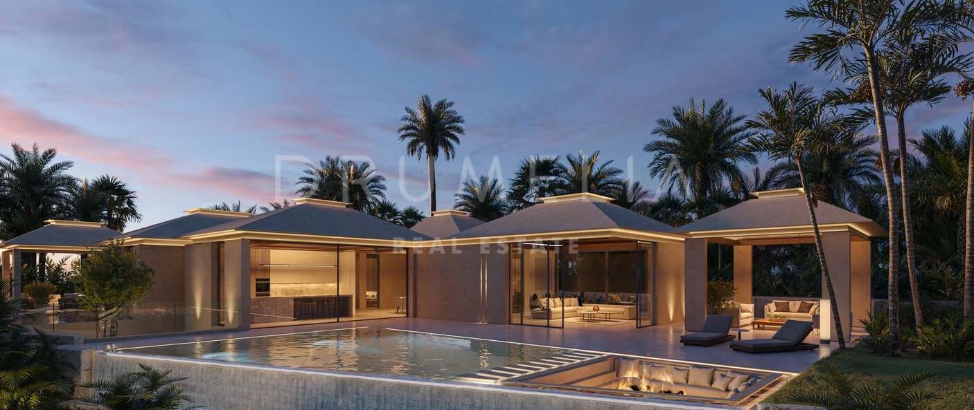Villa à vendre à Nueva Andalucía, Marbella - Construction neuve avec suite bien-être, home cinéma et vues sur le golf