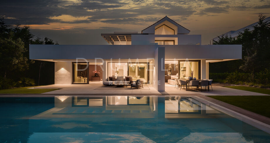 Eigentijdse villa met zwembad in El Paraíso, New Golden Mile