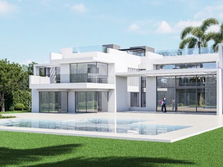 Nouvelle villa en construction, Guadalmina Baja, Marbella