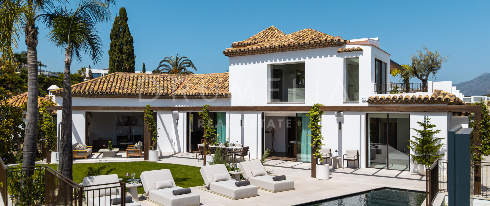 Villa de luxe avec vue mer à El Herrojo, Benahavís
