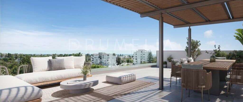 Penthouse-Duplex mit 3 Schlafzimmern in Strandnähe in San Pedro de Alcántara