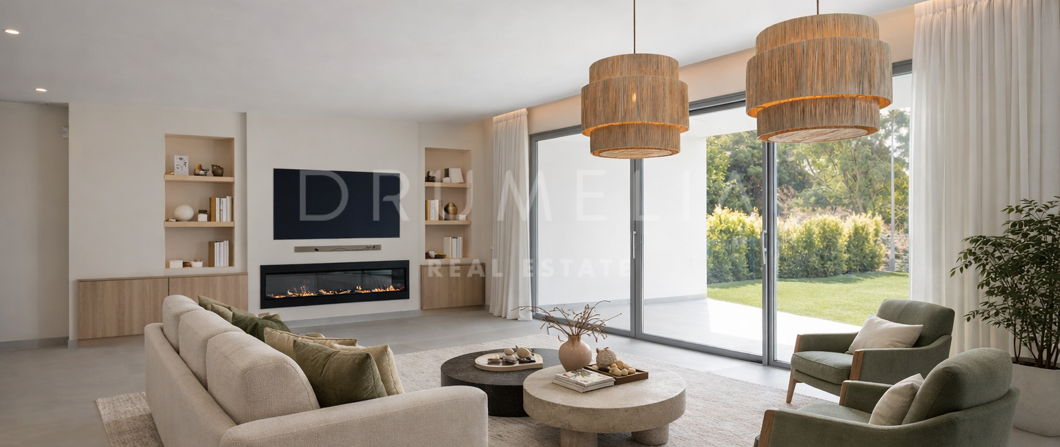 Nieuwbouw hoekvilla in Treetops, San Pedro · 4 slaapkamers, privé jacuzzi en panoramisch uitzicht over het dal
