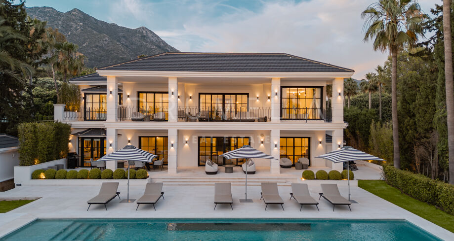 Villa Marusha - Modern Andalusian Villa in Sierra Blanca with La Concha and Sea views