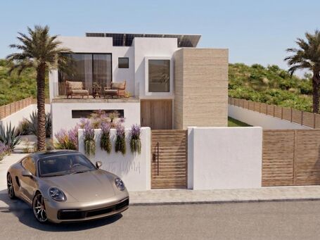Eigentijdse nieuwbouwvilla met privézwembad en duurzaam ontwerp in Casares
