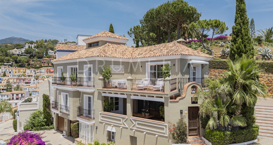 Villa Auli 2 – Komplett renovierte Villa mit Panoramablick auf das Meer – La Heredia, Benahavís