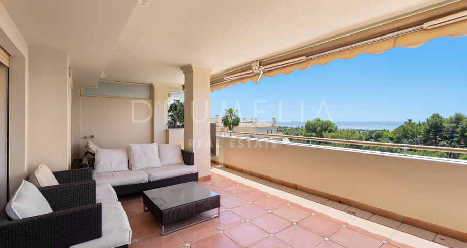 Appartement moderne exclusif à Balcones de Sierra Blanca - Vues panoramiques sur la mer et la montagne dans l'une des zones les plus prestigieuses de Marbella