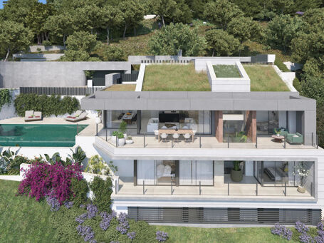 Contemporary Luxury Villa with Open Views of the Mediterranean