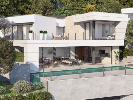 Modern Luxury Villa with Panoramic Views in the Hills of Málaga