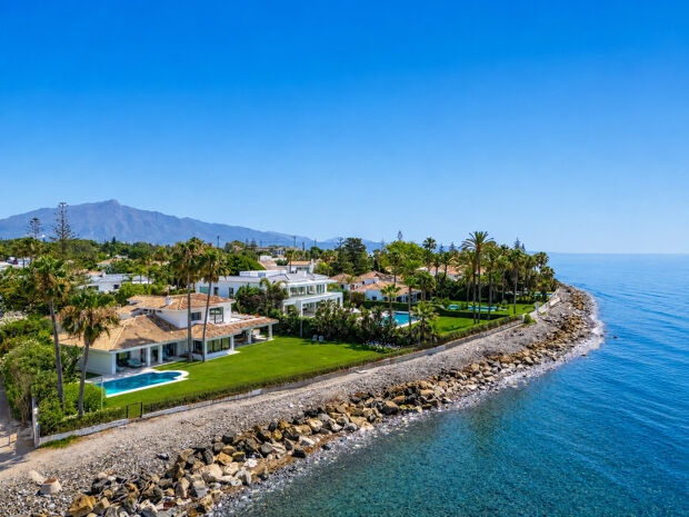 Renoverad strandvilla i Casasola
