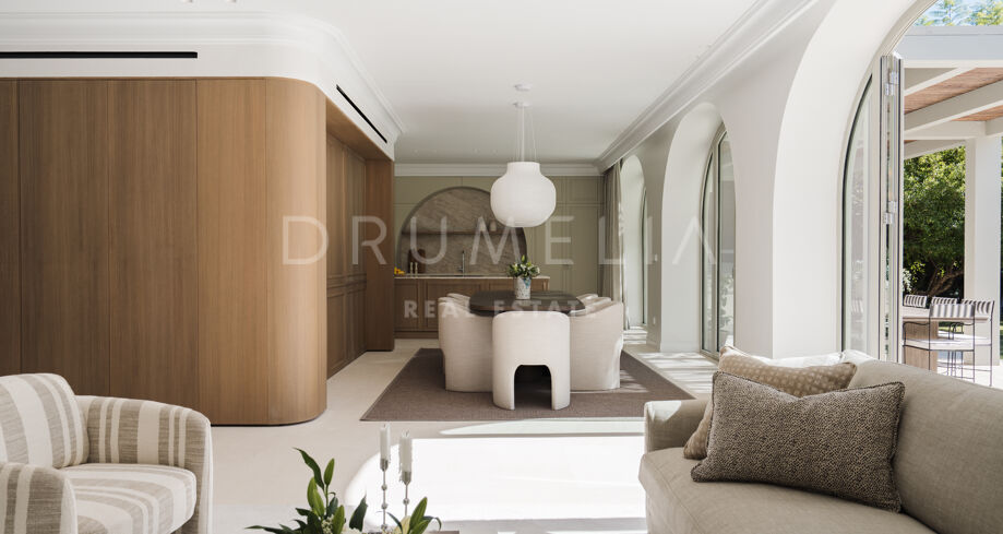 Villa rénovée à Golf Valley avec spa et salle de sport à Nueva Andalucía