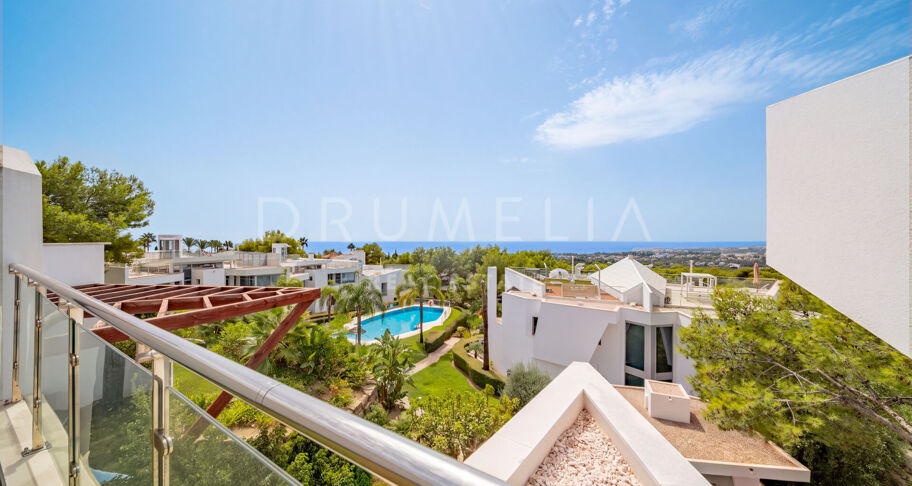 Unusual Semi-Detached Contemporary Style House, Sierra Blanca