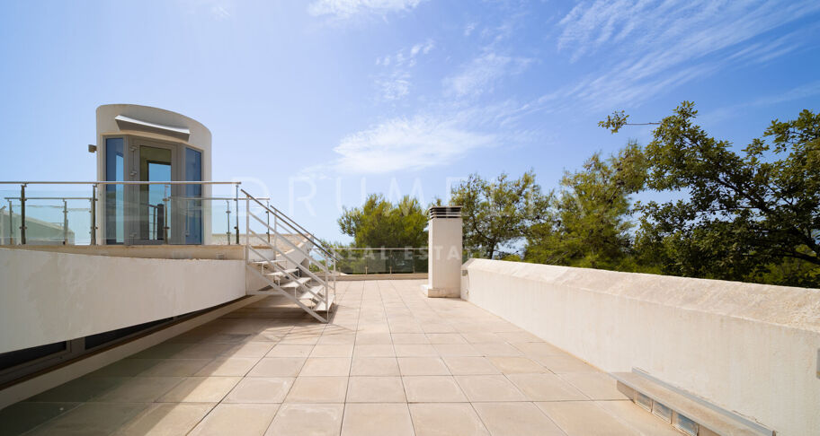 Unusual Semi-Detached Contemporary Style House, Sierra Blanca