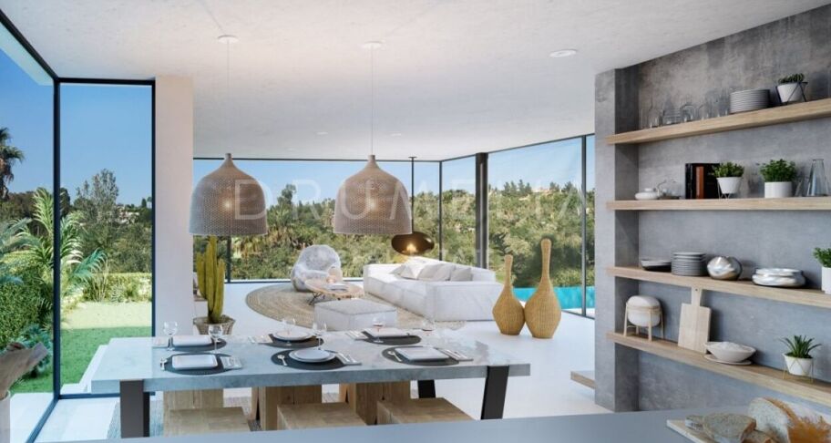 Golfvilla’s met Spa en Bioscoop in El Campanario, Estepona Oost