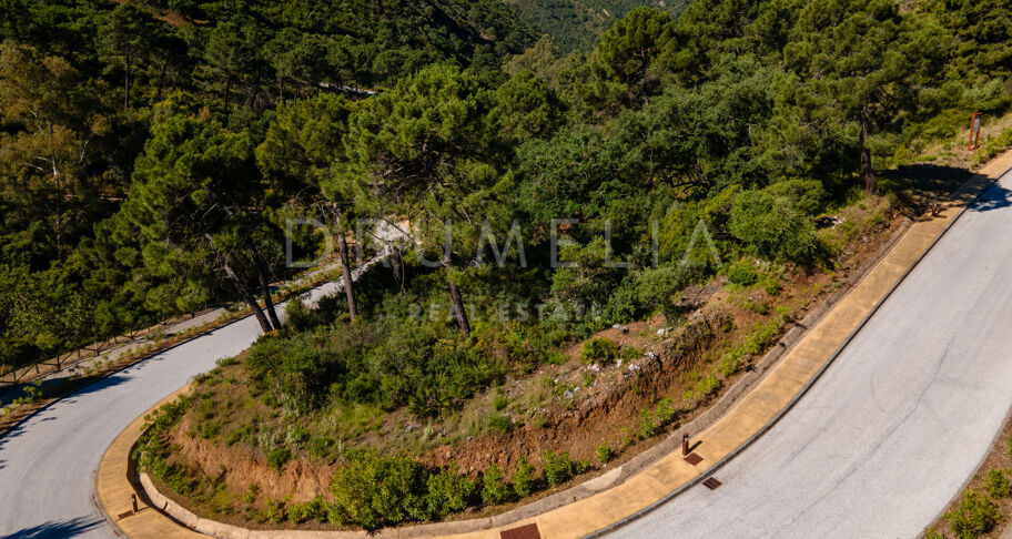Se vende una magnífica parcela con vistas a la naturaleza en Elite Zagaleta, Benahavis