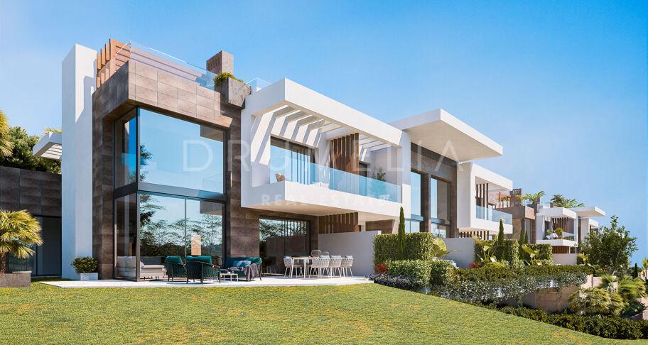 Nieuwe verfijnde moderne luxe halfvrijstaande woning, Rio Real, Marbella Oost