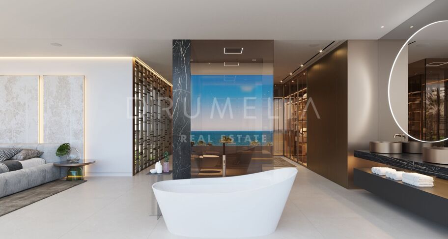 Propriété semi-détachée de luxe et de grande qualité, dans le Golden Mile de Marbella.