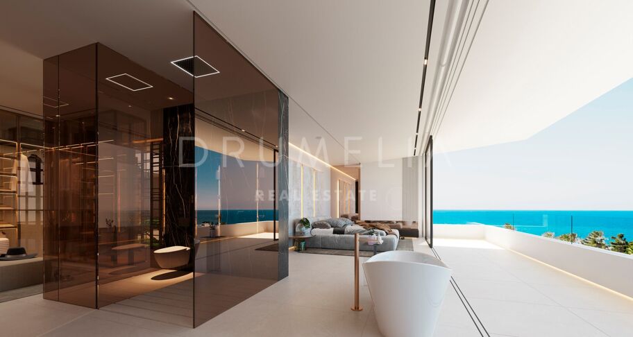 Propriété semi-détachée de luxe et de grande qualité, dans le Golden Mile de Marbella.