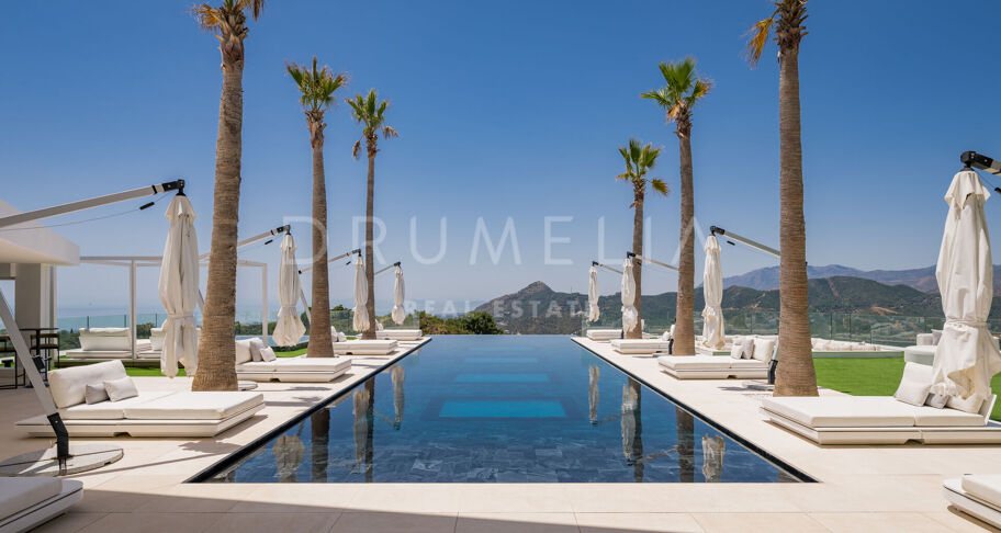 Villa Enso - Gloednieuw buitengewoon modern herenhuis Villa Enso in La Zagaleta, Benahavis.