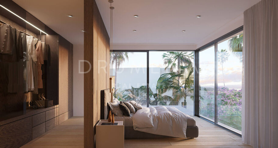 Magnifique projet de villas modernes de luxe avec piscine privée à Monte Biarritz, Estepona.