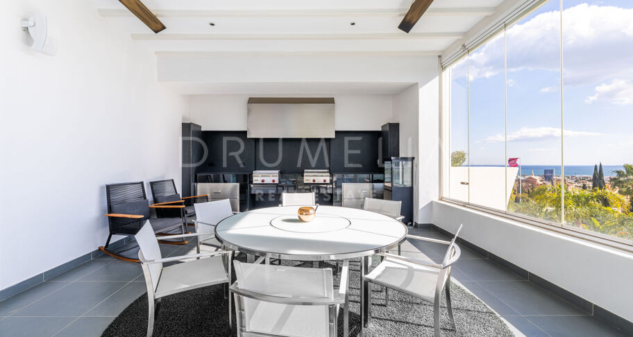 Blue Horizon - Stunning contemporary house with panoramic sea views in Los Flamingos Golf Resort, Benahavis