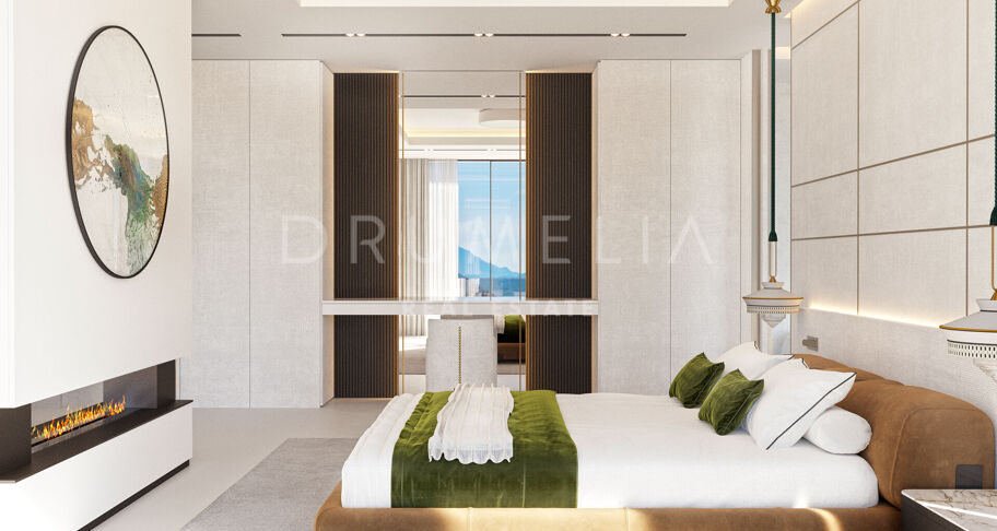 Villa de lujo sostenible a estrenar con vistas panorámicas al mar en Real de La Quinta, Benahavís