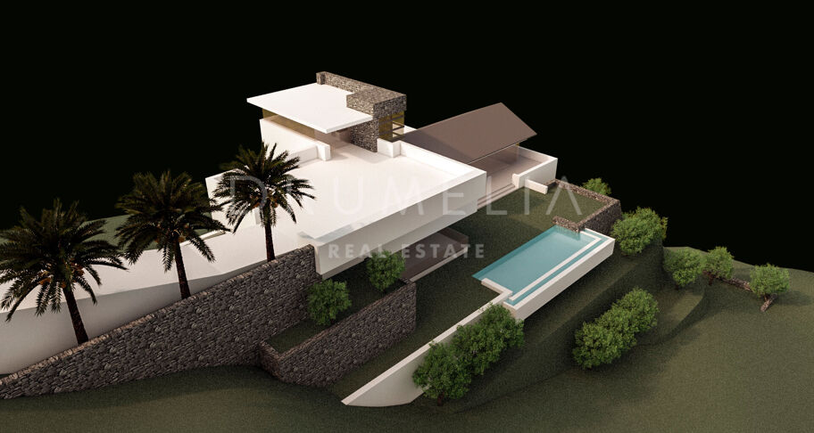 Hervorragendes Grundstück und einzigartiges Projekt einer Villa in La Reserva de Alcuzcuz.