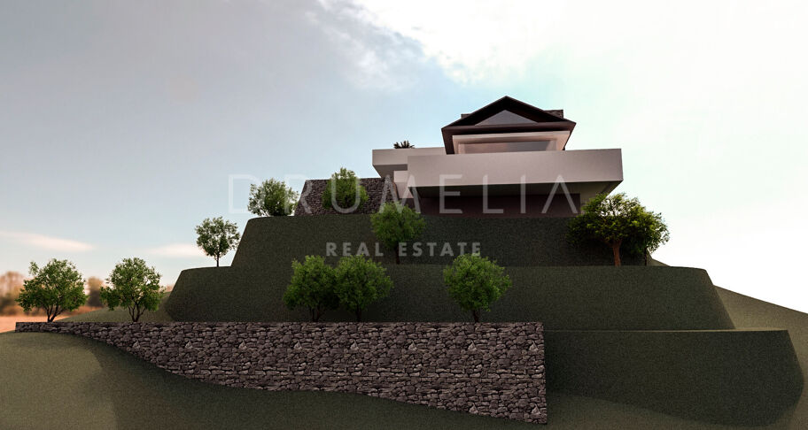 Hervorragendes Grundstück und einzigartiges Projekt einer Villa in La Reserva de Alcuzcuz.