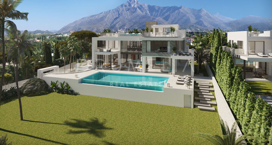 Tomt med Bygglov i Nagüeles, Marbella Golden Mile