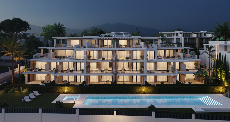 Tijdloze parkgerichte appartementresidenties aan de New Golden Mile, Estepona