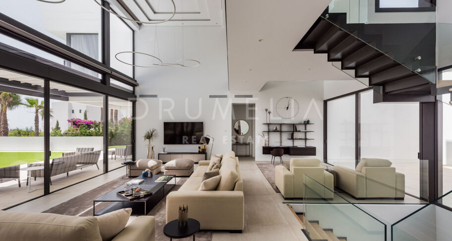 New Incredible Сontemporary House, La Alqueria, Benahavis